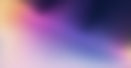 Grainy gradient purple white blue pink background, abstract color poster design, wide banner size, copy space