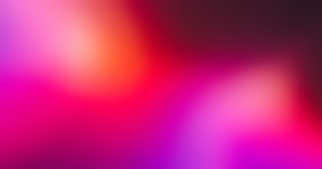 Red pink magenta orange purple vibrant grainy gradient background, abstract blurred color flow poster design