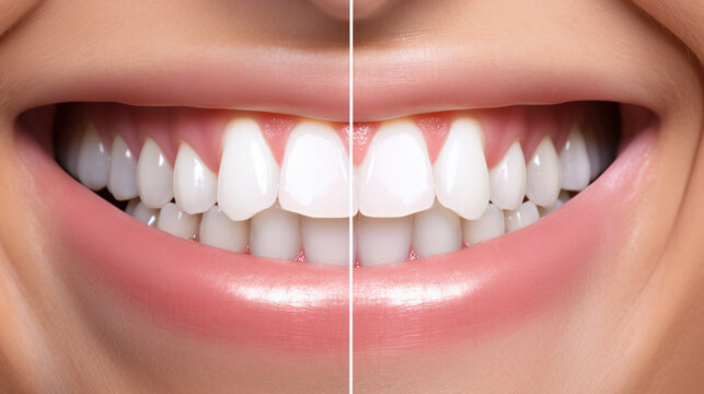 Perfect White Smile, Generative AI, Illustration