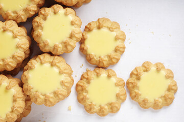 Biscuits with cream filling