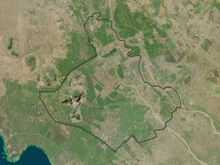 An Giang, Vietnam. Low-res satellite. No legend