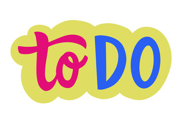 To Do Planner Sticker Chat speech bubble