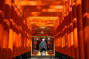 Ikuta Shrine is a Shinto shrine located in Kobe, Japan. - 591834990