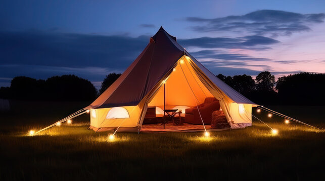 glamping. luxury glamorous camping. glamping in the beautiful countryside