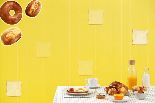 Breakfast element background material