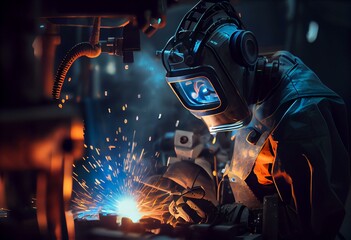 Welding robots, digital production, industrial technology, automation robot arms, and monitoring system software are all part of the Industry 4.0 idea. Generative AI