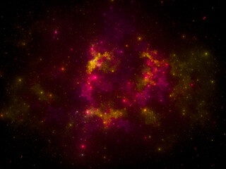 Starry outer space background texture . Colorful Starry Night Sky Outer Space background