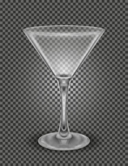martini cocktail alcoholic drink glass vector illustration