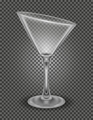 martini cocktail alcoholic drink glass vector illustration