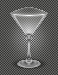 martini cocktail alcoholic drink glass vector illustration