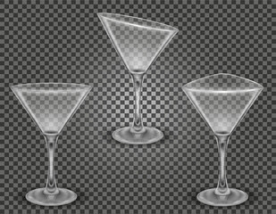 martini cocktail alcoholic drink glass vector illustration