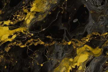 yellow and black marble background