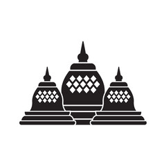 Temple logo vector illustration icon design.