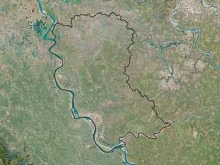 Hung Yen, Vietnam. High-res satellite. No legend