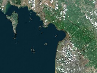 Kien Giang, Vietnam. Low-res satellite. No legend