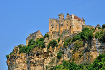 Fototapeta na wymiar France, middle age castle of Beynac in Dordogne