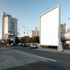 Futuristic Advertising: Create a Blank Canvas for Your Next Billboard