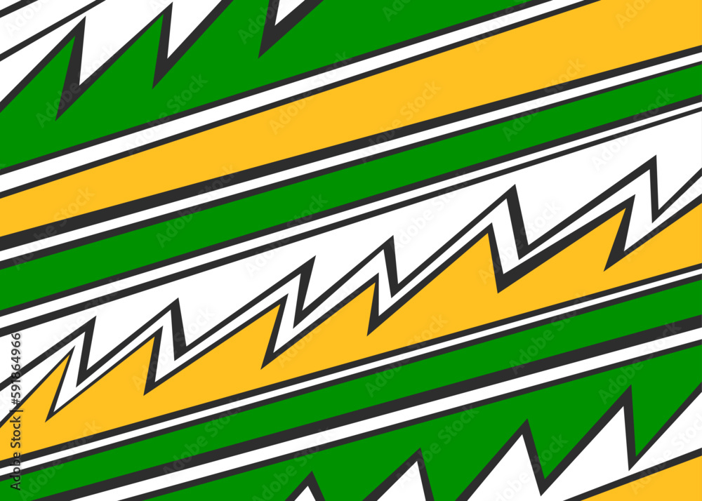 Poster abstract background with colorful triangular zigzag line pattern