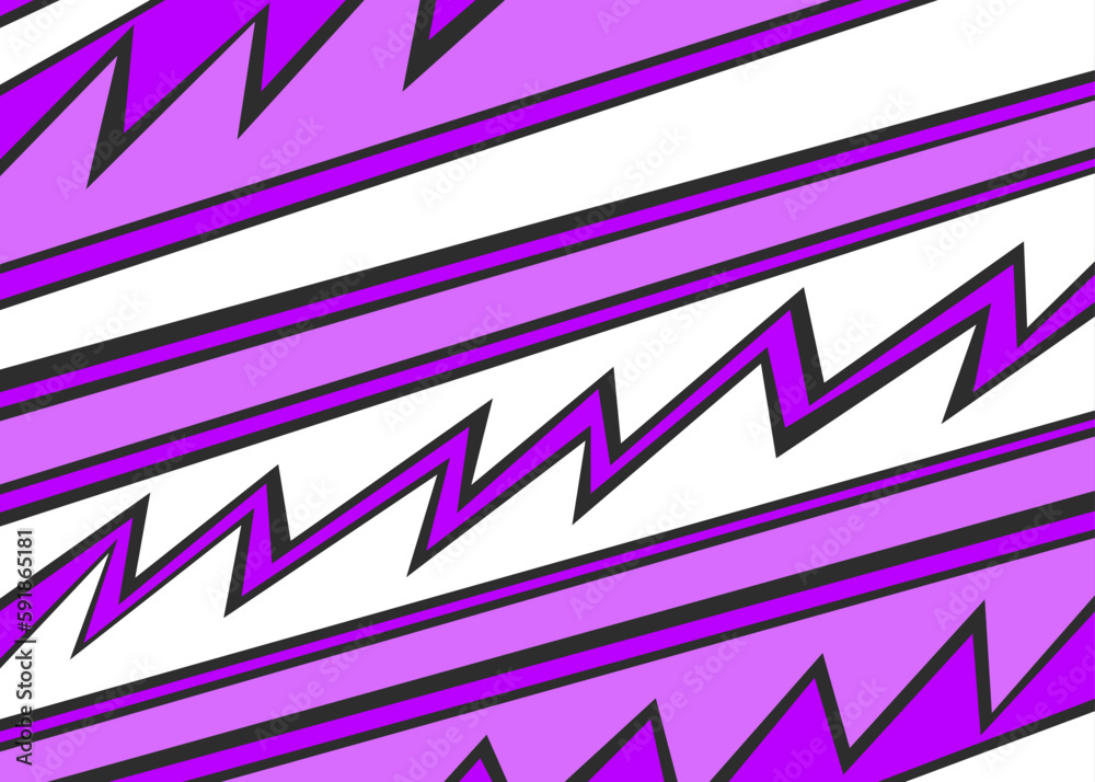 Poster abstract background with colorful triangular zigzag line pattern