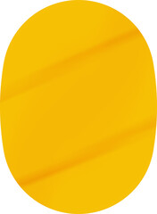 yellow oval sticker
