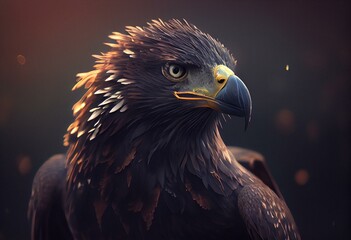 Fototapeta premium Eagle, created with generative ai