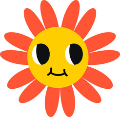 Groovy Daisy Cute Face