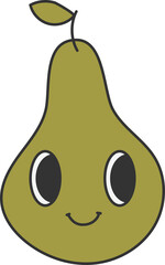 Groovy Pear Face