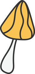 Groovy Mushroom Cartoon