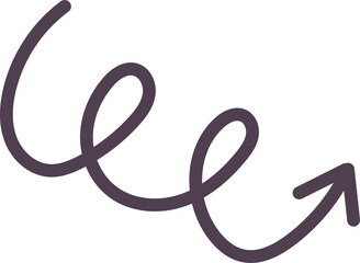 Whirl Arrow Illustration