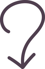 Fototapeta premium Question Mark Arrow