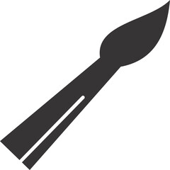 kitchen knife isolated on white