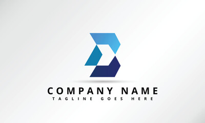 Letter D Logo Icon Design Template Elements