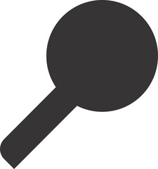 magnifying glass isolated on white
