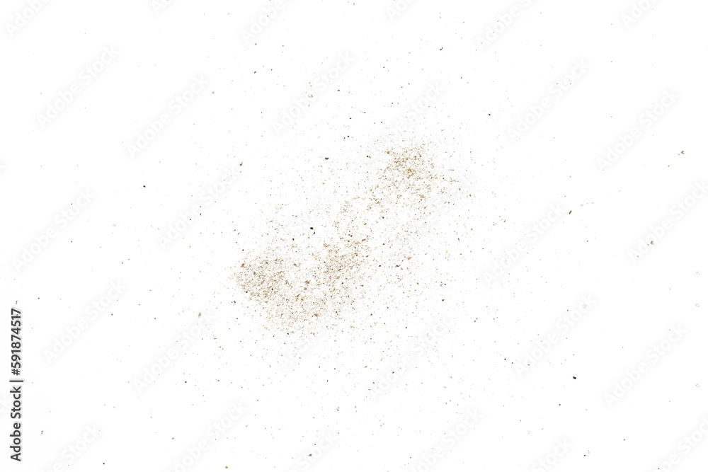 Aufkleber Abstract grain dust particle texture overlay