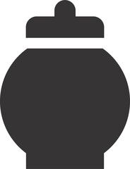 black silhouette of a purse