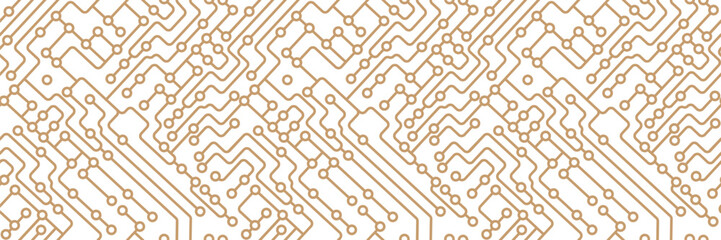 background of the printed circuit board. Template for the cover, banner and creative design. Scalable vector illustration