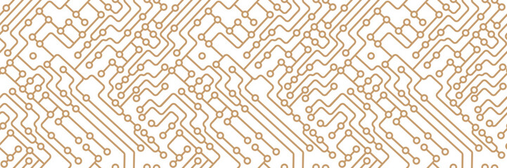 background of the printed circuit board. Template for the cover, banner and creative design. Scalable vector illustration