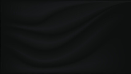 Abstract background silk cloth texture Smooth elegant black silk
