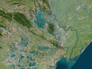 Ninh Binh, Vietnam. High-res satellite. No legend