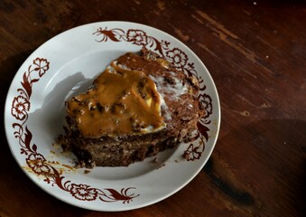 chocolate cake with nuts