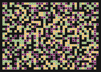 Offset Quads generative art background art illustration