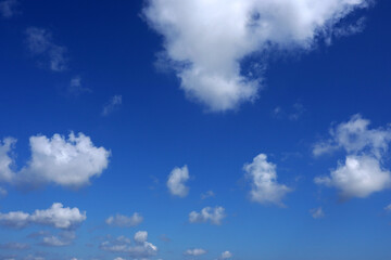 blue sky with clouds for photo background