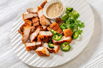 Lechon Kawali, filipino crispy fried pork belly