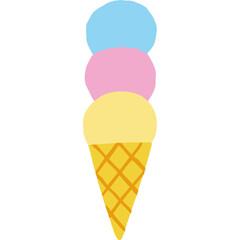 Ice cream bar illustration
