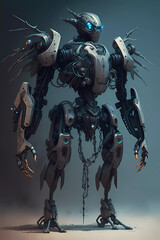 Fototapeta premium futuristic robot
