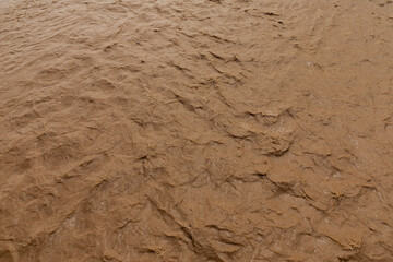 Background of running valley from top angle in brown