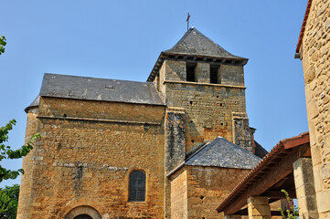 Fototapeta na wymiar France, Veyrignac church in Dordogne