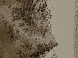 Phu Yen, Vietnam. Sepia. No legend © Yarr65
