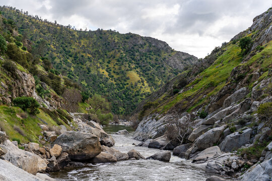 Kern River and Cow Flat Creek. California.