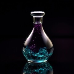 Magic potion in a mystical bottle